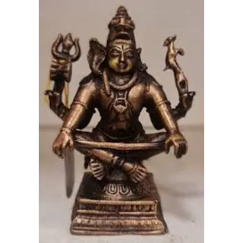 Copper Shiva Statue 